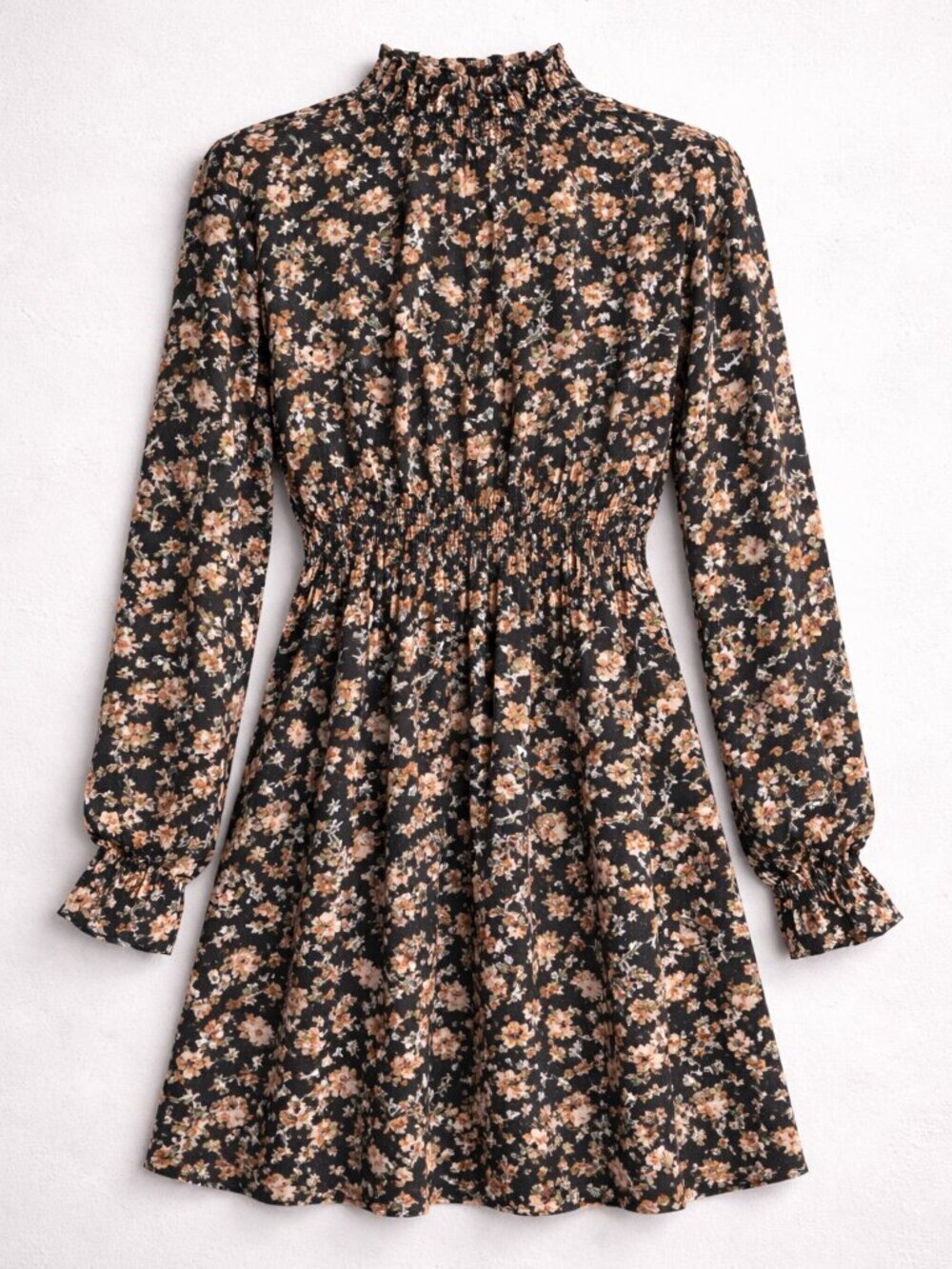 NWT Cupshe Women's Dancing Queen Ditsy Floral Print A-Line Mini Dress Size Large